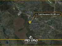 Продаж ділянки в с.Сокільники 82,95сот.