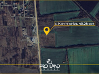 Продаж ділянки с. Кам’янопіль 49,28 сот під комерцію